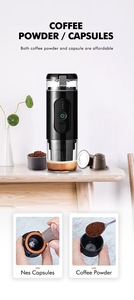 Nuova Macchina da Caffè Portatile a Capsule 2024 con Ricarica USB, Macchina per Espresso da Viaggio, per Esterni, Auto e Uso Domestico, Capacità 50ml - Product Image 6