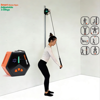 Appareil de fitness multifonction intelligent pour exercices bras et jambes, entraîneur à volant d'inertie, portable sans fil en aluminium pour usage domestique, entraînement corps entier