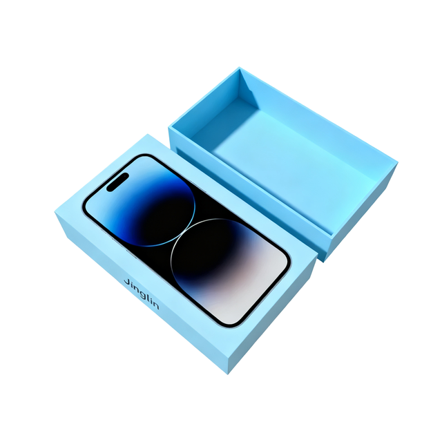 Luxury Recyclable Custom Print Logo Rigid Recyclable Phone Box Retail Cell Phone Packaging Mobile Box Coated for Phone 13 14 15