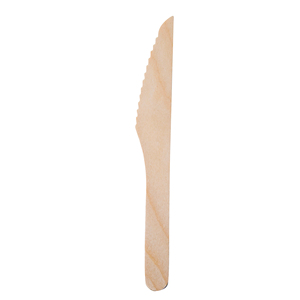 Lot de Couverts Jetables en Bois de Bouleau – Ensemble Individuel Cuillère Fourchette Couteau – Vaisselle en Bois Biodégradable et Compostable – OEM - Product Image 3