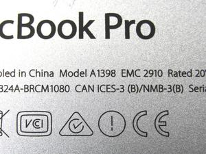 มือสอง สภาพ 99% ใหม่ ขนาด 20.1 นิ้ว <span class=keywords><strong>Pro</strong></span> <span class=keywords><strong>16GB</strong></span>+512GB Dual Core Intel I7 2.2GHz ความละเอียด 2880x1800 แบตเตอรี่ใช้งานได้ 8-10 ชั่วโมง สำหรับ OS SSD - Product Image 5