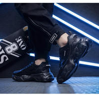 Nouveau à la mode à lacets hommes papa chaussures haut grosses baskets hauteur augmentant formateurs Sport chaussures de course décontractées pour hommes