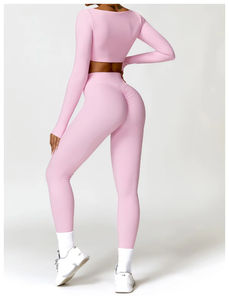 Женский спортивный костюм с высокой талией - Product Image 4