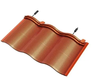 Tuiles solaires courbées de taille et de <span class=keywords><strong>couleur</strong></span> personnalisées, panneaux photovoltaïques en verre 30W 32W 40W 60W pour système d'énergie <span class=keywords><strong>solaire</strong></span>, tuiles de toit solaires BIPV - Product Image 1