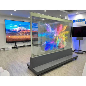 Pantalla OLED Transparente <span class=keywords><strong>de</strong></span> 55 Pulgadas, Pantalla <span class=keywords><strong>de</strong></span> <span class=keywords><strong>Video</strong></span> OLED UHD, Pantalla Publicitaria 3D Transparente <span class=keywords><strong>de</strong></span> Pie para Exposiciones - Product Image 1