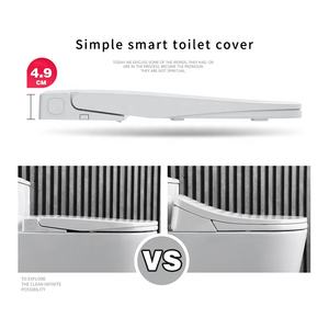 Asiento de inodoro inteligente con tapa de apertura/cierre automático, bidé calefactado y asiento de inodoro automático - Product Image 3