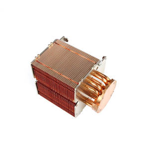 Radiador Refrigerado por Aire de 300W, Cobre Puro, para Servidor 4U, Ventilador de Servidor, Radiador de CPU, 5 Tubos de Calor - Product Image 3