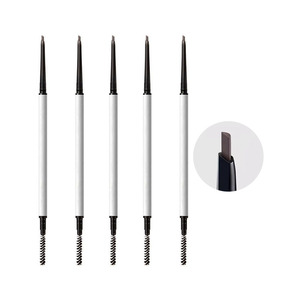 Lápiz <span class=keywords><strong>de</strong></span> <span class=keywords><strong>Cejas</strong></span> Triangular Blanco Personalizable <span class=keywords><strong>de</strong></span> Doble Punta <span class=keywords><strong>con</strong></span> Punta Ultrafina y <span class=keywords><strong>Cepillo</strong></span> en Espiral Integrado para <span class=keywords><strong>Cejas</strong></span> Naturales - Product Image 3