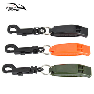 นกหวีดฉุกเฉินแบบสองเสียง Keep Diving รุ่น KS-923B กันน้ำ สำหรับกิจกรรมกลางแจ้ง พร้อมห่วงคล้อง - Product Image 2