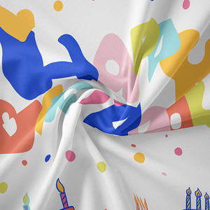 Joyeux anniversaire <span class=keywords><strong>tapisserie</strong></span> murale enfants chambre gâteau fête décoration fond anniversaire tapisseries - Product Image 5