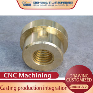 Durable & Corrosion Resistant CNC Machined Brass Sleeve Bushing <b>Casting</b> Copper Internal Thread Machining <b>Services</b> Product - Product Image 5