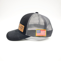 Gorra Trucker Richardson 112 Personalizada de 6 Paneles, Estilo Deportivo, Y2K, Ciclismo, Malla Transpirable, Unisex, Poliéster/Algodón, para Exteriores