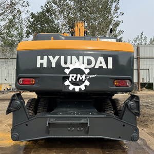 Excavadora de ruedas Hyundai 210W-9 usada, pocas horas de uso, motor Cummins, capacidad de la cucharóna de 0.92m, potencia de 124kW, fábrica SHIWEN - Product Image 6