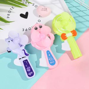 Nouveauté estivale, mini ventilateur portable amusant en forme de girafe, ventilateur à manivelle pour enfants - Product Image 3