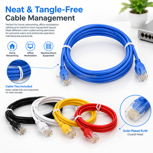 Cable de Red Ethernet CAT6A UTP Slim, 28AWG, Cobre Trenzado, 10Gbps, 500MHz, RJ45, para Cableado de Gabinetes de Alta Densidad - Product Image 5
