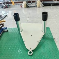 Support de canne à pêche personnalisé pour bateau, garage et rangement de matériel de pêche, fabrication métallique durable, modèle QY