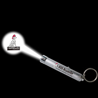 Senter Proyektor LED Logam Custom Logo Terlaris, Gantungan Kunci Tema Kartun, Hadiah Acara, Tas Kejutan, Perlengkapan Pesta Promosi