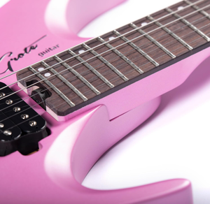 Guitarra Eléctrica sin Cabeza OEM con Pastilla HH, 6 Cuerdas, Cuerpo de Caoba Maciza, Mástil de Arce - Product Image 4