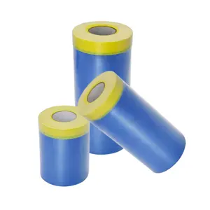 Tùy chỉnh Masking nhà sản xuất phim HDPE tự động sơn pre-ghi âm Masking phim với masking tape