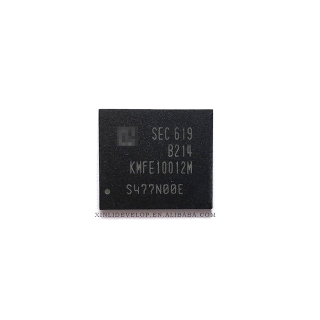 KMFE10012M-B214 BGA221 Mobile Phone Font Chip 16+8 16GB Memory ICs EMCP Product