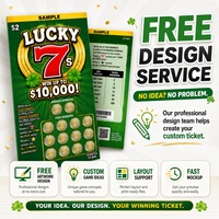 Tarjeta de Visita de Cartón con Impresión Digital a Todo Color Personalizada de Fábrica, Patrones Personalizados, Alta Seguridad, Datos Variables, Tipo Lotería