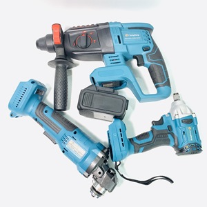Sets of 3pcs <b>Power</b> <b>Tool</b> Kit Lithium Brushless Hammer Drill Angle Cordless Wrench Combination <b>Tool</b> Set Type 01 - Product Image 2
