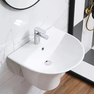Отдельностоящая Небольшая настенная раковина для ванной комнаты, европейский стиль, унитаз, крепление, YL6003