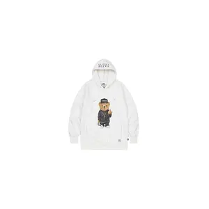 Global Best Sale Premium Quality 100% Cotton Comfortable Everyday Style Compton Bear Hoodie In White by Lotte Duty Free