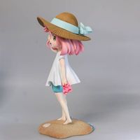 2 Styles 30CM 24CM Manga Figurine Statues SPY FAMILY Beach Vacation Yor Forger Anya Forger Model Toys PVC Anime Figure