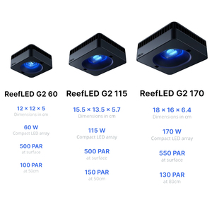 RedSea ReefLED serie G2 nueva versión Smart WIFI <span class=keywords><strong>Coral</strong></span> acuario agua salada luz <span class=keywords><strong>Mar</strong></span> Rojo G2 60 115 170 - Product Image 3