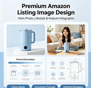 Conception graphique vectorielle premium pour les images de produits, photos principales, scènes de vie et infographies de fonctionnalités - Product Image 1