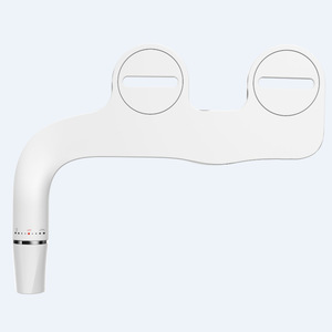 Juego de rociador de bidé de plástico ABS con doble boquilla, autolimpiante, mezclador de agua fría/caliente, montado en la pared <span class=keywords><strong>para</strong></span> higiene y limpieza del inodoro del baño - Product Image 3