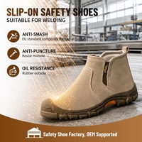 Chaussures de Sécurité pour Hommes de Haute Qualité, Style Moderne Très Populaire, Isolation, Embout en Acier, Semelle Intermédiaire Souple, Caractéristiques Anti-Perforation pour Soudure