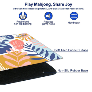 Q Y American Automatic <b>Foldable</b> Mahjong Mat Natural Rubber Factory Direct Wholesale Custom Size Silent <b>Table</b> Protector Home Part - Product Image 3