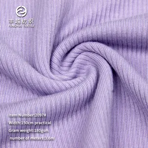 2097 # 65% Rayon cotone 30% poliestere 5% tessuto elasticizzato Spandex per abiti indumenti gonne Costumes-Lightweight-180gsm