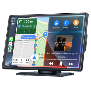 Estéreo inalámbrico para coche de 9 pulgadas con pantalla Carplay <span class=keywords><strong>y</strong></span> Android Auto, cámara de respaldo, navegación GPS, Android Auto - Product Image 1