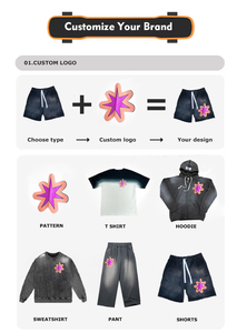 Personalizado para Puff Imprimir pantalones de chándal para los hombres de peso pesado de algodón de cintura media pantalones de chándal con cordón Streetwear Joggers Casual OEM <span class=keywords><strong>Servi</strong></span> - Product Image 3