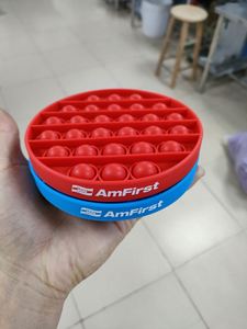Educational Silicone Bubble Fidget Toy with Custom Logo Stress Relief <b>Gift</b> for Boys & Girls - Product Image 4