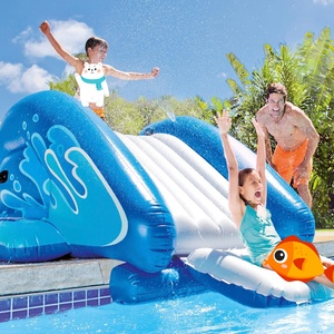<span class=keywords><strong>INTEX</strong></span> 58849 KOOL SPLASH tobogán de agua verano al aire libre PVC inflable <span class=keywords><strong>piscina</strong></span> Wavegraphics tobogán de agua divertido centro de juegos - Product Image 1