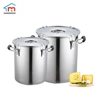 Large Airtight Stainless Steel Container with Seal Lid