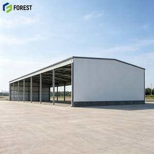 Almacén Modular Resistente a la Intemperie con Estructura de Acero, Nave Industrial de Techo Transparente para Maquinaria Pesada, Centro de Logística - Product Image 1