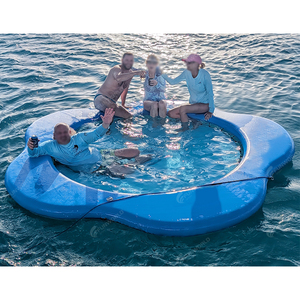Anello Galleggiante a Forma di Fiore con Rete <span class=keywords><strong>per</strong></span> Lago, Materassino Galleggiante Resistente <span class=keywords><strong>per</strong></span> Adulti, Ideale <span class=keywords><strong>per</strong></span> Feste Estive - Product Image 2