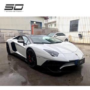 LP700 LP720 LP750 능 직물/단조 탄소 범퍼 스포일러 사이드 스커트 람보르기니 Aventador LP700 용 드라이 탄소 섬유 풀 세트 바디 키트 - Product Image 1