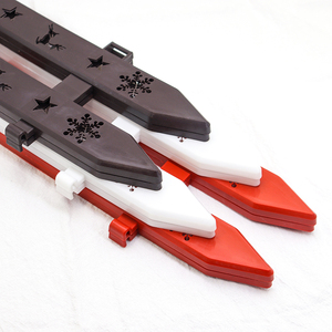 Décoration <span class=keywords><strong>de</strong></span> Noël moderne : Flocon <span class=keywords><strong>de</strong></span> neige en plastique PP, clôture détachable, DIY, imperméable, durable, rouge/blanc/marron pour cour - Product Image 5