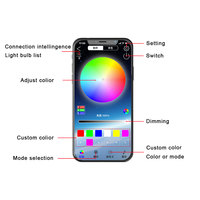 Lampe de sortie d'air RGB Turbo à 256 couleurs avec contrôle par application pour Mercedes Benz W205 W213 X253 W177 W118 W117 W176 X156 W222