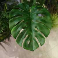 Plante artificielle Monstera de 2,3 m, plante en plastique Monstera Deliciosa, faux bonsaï pour la décoration de bureau et de maison