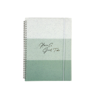 2024 A5 personnalisé imprimé spiralé ligné papier planificateur couverture rigide Agenda Journal cahier pour bureau ou école