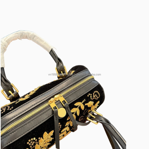 Sacs de soirée en velours vintage de luxe pour femmes, nouvelle conception de haute qualité, élégant, avec des perles brillantes, sac à main de fête tendance - Product Image 5