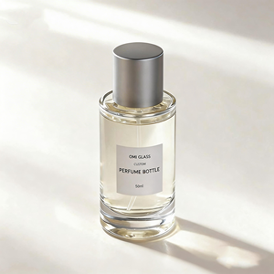 Flacon de parfum vide en verre de luxe avec logo personnalisé, rechargeable, 30 ml, 50 ml, 100 ml, avec boîte - Product Image 3