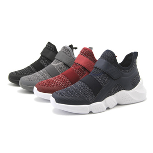 Zapatillas Deportivas de Moda 2026 con Cierre de Velcro, Parte Superior Tejida, <span class=keywords><strong>Sin</strong></span> <span class=keywords><strong>Cordones</strong></span> para <span class=keywords><strong>Hombre</strong></span> - Product Image 6